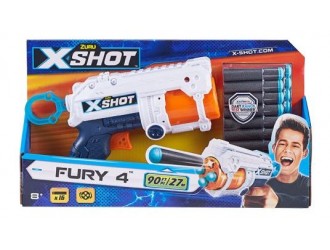 Blaster cu foc rapid X-Shot EXCEL FURY 4 (16 runde)