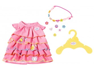 Set de haine pentru o papusa BABY BORN - Rochie de vara