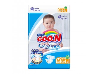 Scutece GOO.N pentru copii 6-11 kg (marimea M, unisex, 64 buc.)