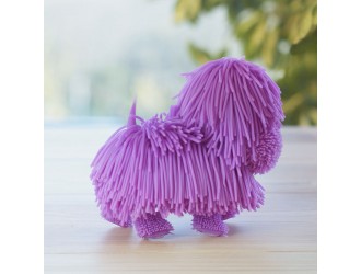 Jucarie muzicala interactiva Catelus violet Jiggly Pup