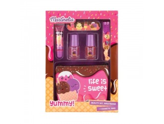 Set cosmetica YUMMY cu bratara si portmoneu MARTINELIA