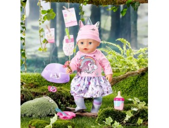 Papusa bebelus Baby Born 43 cm Unicorn seria Imbratisari blande cu accesorii 053846