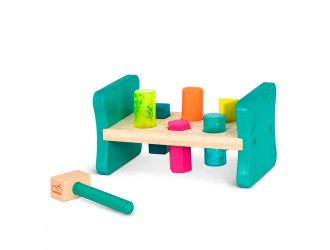 Jucarie sorter din lemn cu ciocanas Bum-Bum BATTAT 053858