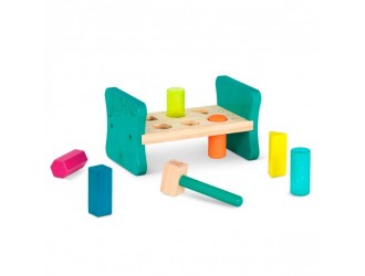 Jucarie sorter din lemn cu ciocanas Bum-Bum BATTAT 053858