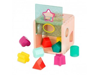Jucarie sorter din lemn Cub magic BATTAT