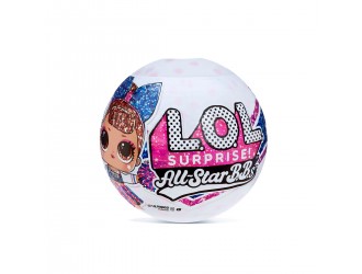 Set papusa glitter L.O.L. Surprise! Seria All-Star B.B.s Echipa Sportiva W2