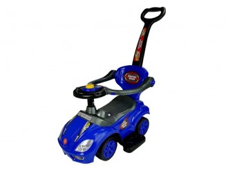 Tolocar cu maner 3 in 1 albastru