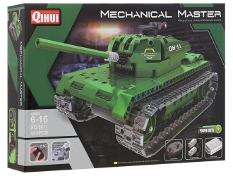 XTech Bricks: 2in1, 2Tanks, R/C 4CH, 453 pcs