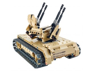 XTech Bricks: 2in1, Tank & Anti-aircraft, R/C 4CH, 457 pcs