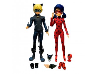 Set papusi Ladybug si Cat Noir S2 Misiune Indeplinita Miraculous