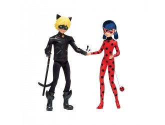 Set papusi Ladybug si Cat Noir S2 Misiune Indeplinita Miraculous