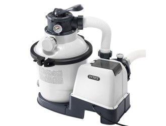 Pompa cu filtru de nisip 4,5 m3/h, rezervor de nisip 13,1 kg, fractie 0,45-0,85 mm, INTEX