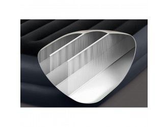 Saltea gonflabila Intex "Velur Pillow Rest", Tehnologie Fiber-Tech, Pompa electrica incorporata 220V, 203 x 152 x 42 cm