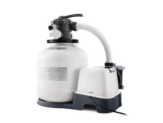 Pompa de filtrare cu nisip si generator de clor Krystal Clear QX2600, 10000 l/h, Intex (26680)