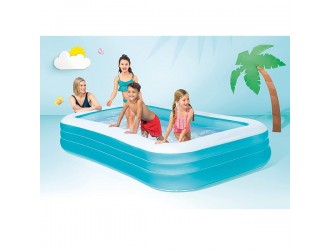 Piscina gonflabila pentru familie Swim Center Family, 305x183x56 cm, 1050 L, 6+ ani Intex 58484