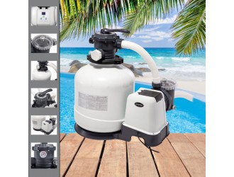 Pompa de filtrare cu nisip Krystal Clear SX3200, 12000 l/h, Intex (26652)