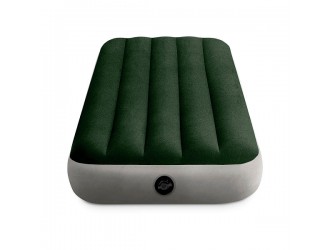 Saltea gonflabila Intex Prestige Downy, Tehnologie Fiber-Tech, Slim Single, 76 x 191 x 25 cm, max. 136 kg, Suprafata Catifelata