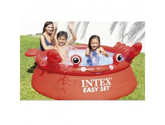 Piscina Gonflabila Intex Easy Set "Crab", Design Vesel 3D, 183 x 51 cm, 880 L, Tehnologie Super-Tough, Montaj 10 min