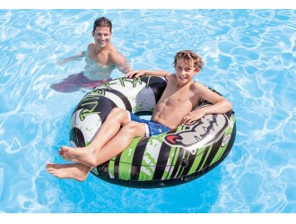 Colac gonflabil Intex "River Rat", Diametru 122 cm, Material ultra-rezistent, 9 ani+