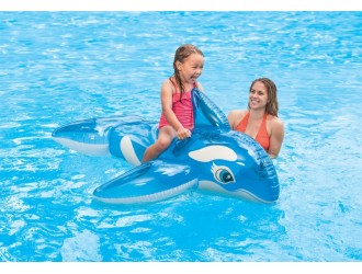 Pluta gonflabila Intex "Balena", 2 Manere de siguranta, 152 x 114 cm, 3 ani+