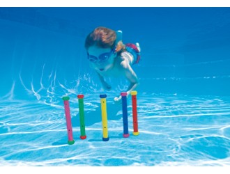 Set de joaca subacvatic “Betisoare”, 6+, 5 culori in set, INTEX