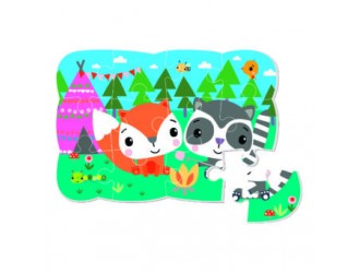 Puzzle magnetic А5 ""Fisher Price. In padure" Vladi Toys