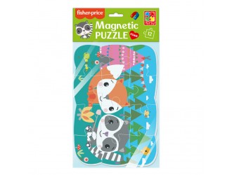 Puzzle magnetic А5 ""Fisher Price. In padure" Vladi Toys