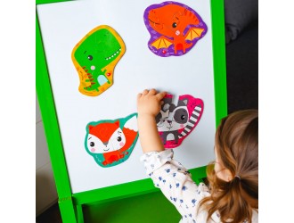 Baby Puzzle magnetic "Fisher Price. Vulpoiul si Enotul" Vladi Toys