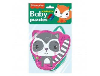 Baby Puzzle magnetic "Fisher Price. Vulpoiul si Enotul" Vladi Toys
