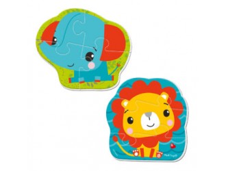 Baby Puzzle magnetic "Fisher Price. "Leul si Elefantul" Vladi Toys