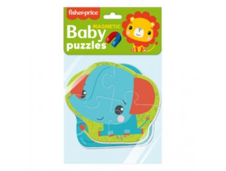 Baby Puzzle magnetic "Fisher Price. "Leul si Elefantul" Vladi Toys