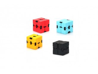 Jucarie Antistres Infinity Cube 4x4x4cm 4 culori