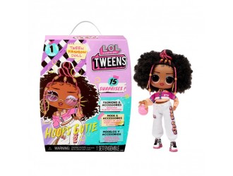 Set papusa L.O.L. SURPRISE! seria "Tweens" - HOOPS CUTIE cu accesori