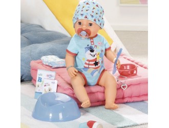 Papusa bebelus Baby Born 43 cm seria Imbratisari blande Baiatul fermecat cu accesorii