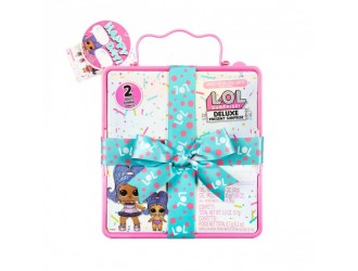 Set de joaca LOL Surprise Deluxe Present Surprise Seria 2 (cu papusa exclusiva+ surioara)