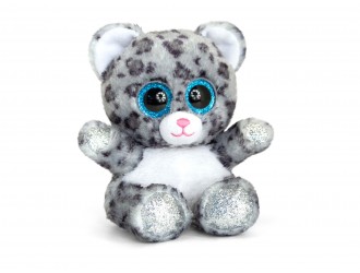 Jucarie de plus Leopardul Zapezilor Animotsu 15cm - Snow Leopard