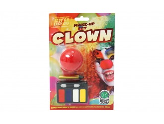 Set carnaval nas de clovn cu vopsea pentru fata 09466