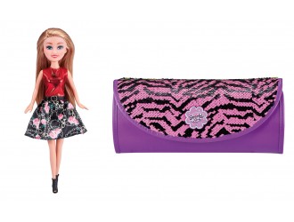 Set papusa cu gentuta paiete SPARKLE GIRLZ 27CM 00691