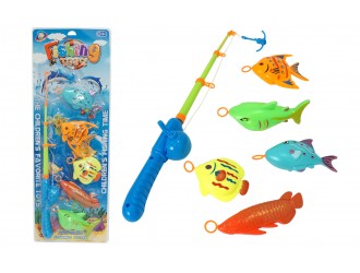 Set pescuit cu undite si pesti 25332