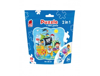 Puzzle 2 in 1 Pirates 49 piese Roter Kafer