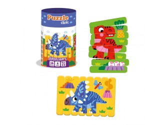 Joc educativ Puzzle Sticks Dinosaurs Roter Kafer