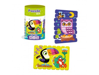 Joc educativ Puzzle Sticks Birds Roter Kafer