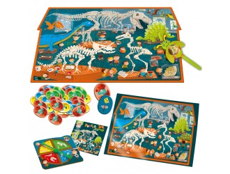 Joc educativ "Puzzle-detective.Dino museum" Roter Kafer