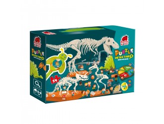 Joc educativ "Puzzle-detective.Dino museum" Roter Kafer