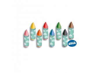 Set creioane colorate pentru baie 8 culori Aqua SES CREATIVE