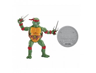 Set Figurine Testoasele Ninja Raphael vs Triceraton 15 cm cu articulatii TMNT