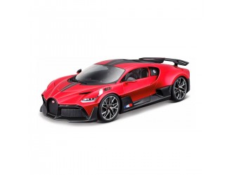 Model auto Bugatti Divo (1:18) rosu metalic Bburago