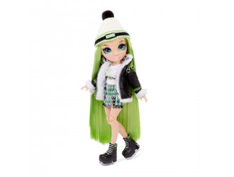 Papusa Rainbow High "Winter Break" - JADE HUNTER cu accesorii