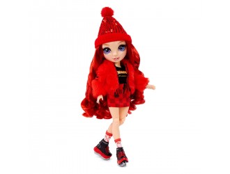 Papusa Rainbow High "Winter Break" - RUBY ANDERSON cu accesorii