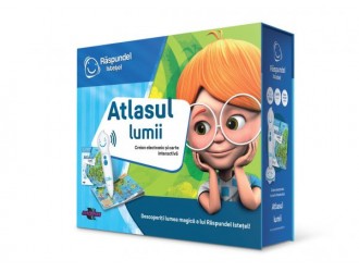 RASPUNDEL ISTETEL Pachet interactiv ATLASUL LUMII (Include carte si creion electronic)